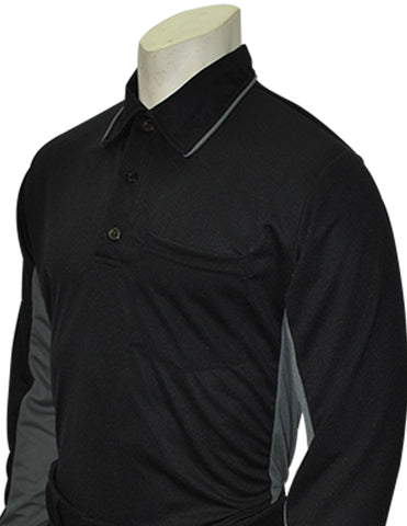 A Smitty Contrasting Side Panel Long Sleeve Umpire Shirts