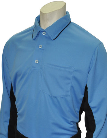 A Smitty Contrasting Side Panel Long Sleeve Umpire Shirts