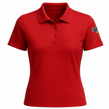 Indiana IHSAA Logo Dye Sublimated Women's Red Track/Cross Country Shirts (402)