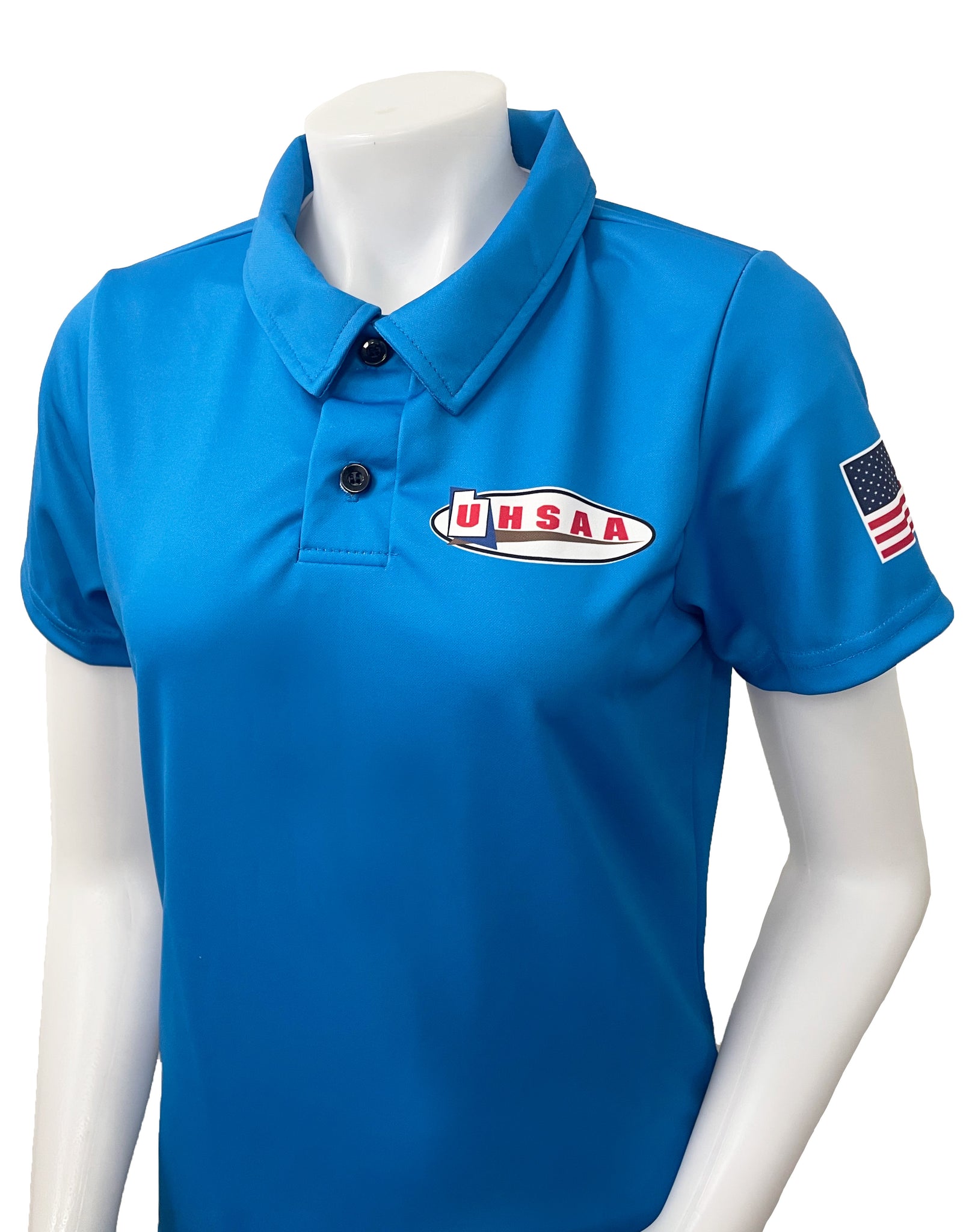 USA402UT-BB - Smitty "Made in USA" - Volleyball Women's "BRIGHT BLUE" Short Sleeve Shirt