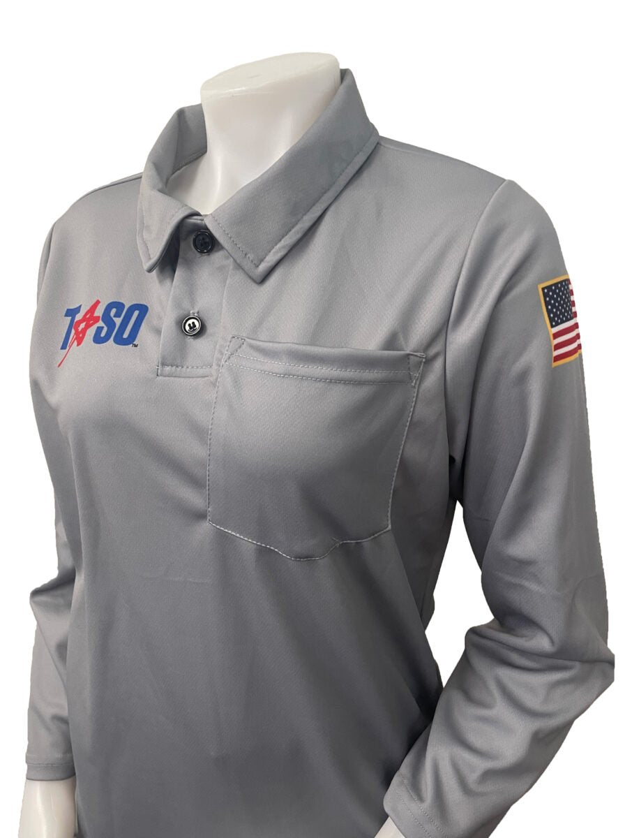 Texas TASO Logo Dye Sublimated Women's Long Sleeve Volleyball Shirts