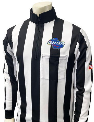 USA729GA Georgia GHSA Logo Dye Sublimated Long Sleeve Rain Shirt