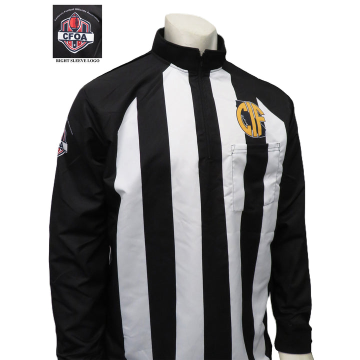 USA129CIF - Smitty "Made in USA" - Dye Sub "CFOA COLD WEATHER WATER RESISTANT" Football Long Sleeve Shirt