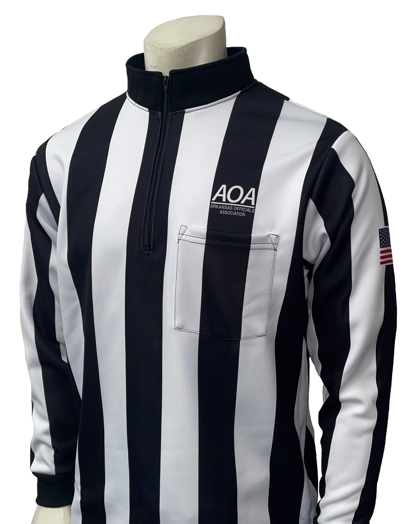 USA730AR - Smitty "Made in USA" - Dye Sub Arkansas Foul Weather Water Resistant Football Long Sleeve Shirt