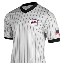 VHSL LOGO Dye Sublimated Wrestling Grey V-Neck