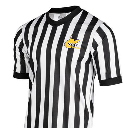 WVSSAC Logo Basketball Referee V-Neck