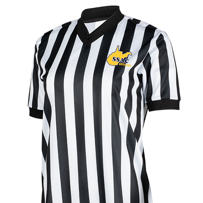 WVSSAC Logo Basketball Referee V-Neck
