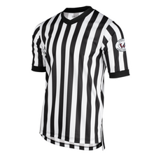 Wyoming WHSAA Logo Basketball Referee V-Neck