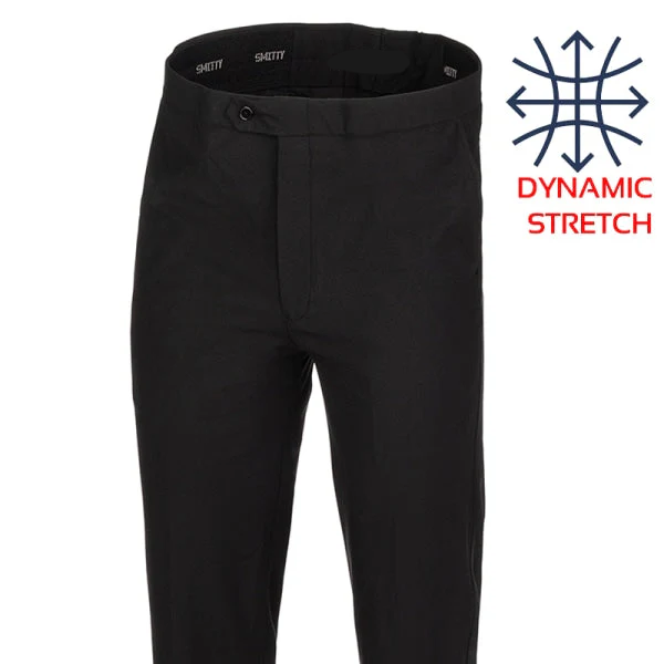 Front Dynamic BKS267 Smitty NBA Flat Front DYNAMIC Stretch Tapered Fit Pants – Smitty ...