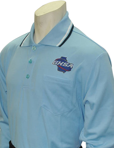 USA301GA - Smitty "Made in USA" - Long Sleeve Baseball Shirt Powder Blue