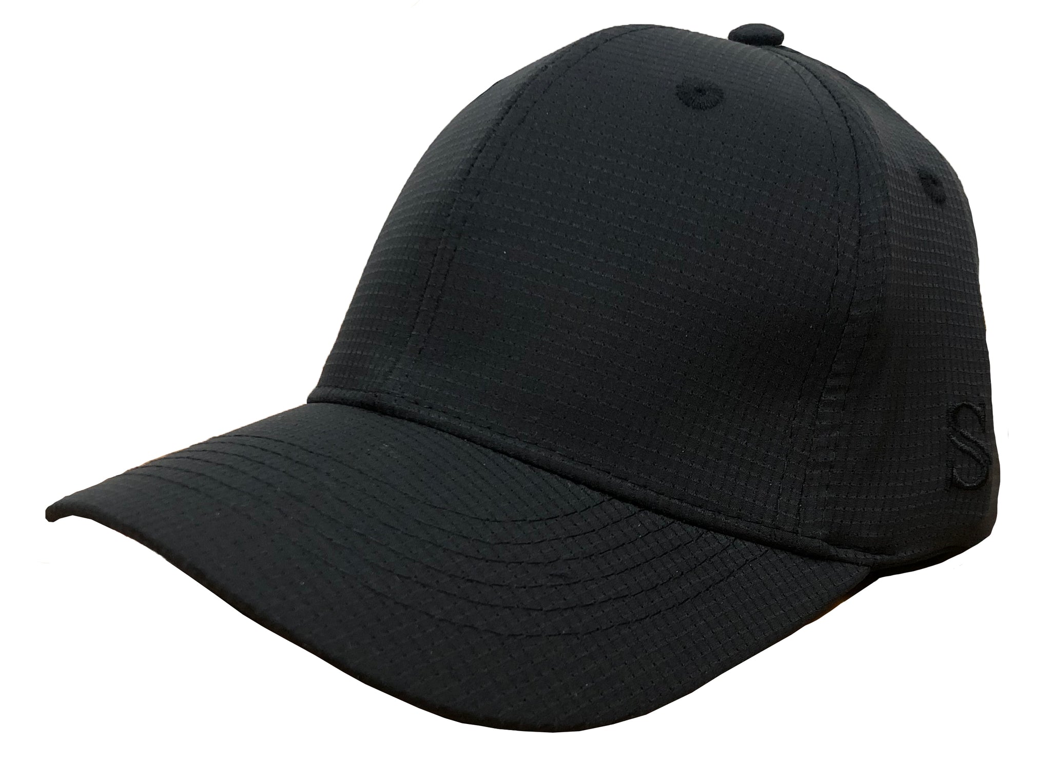HT316 - Smitty - 6 Stitch Performance Flex Fit Umpire Hat - Available in Black or Navy