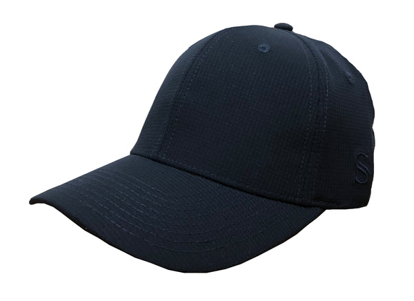 HT318 - Smitty - 8 Stitch Performance Flex Fit Umpire Hat - Available in Black or Navy