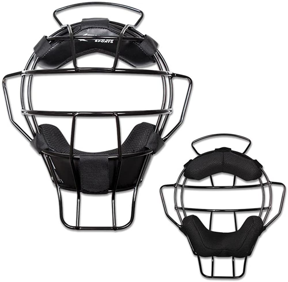 CM72 - Lightweight Umpire Mask with Black Mesh Padding