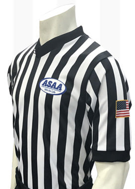 USA200AK-607 - Smitty "Made in USA" - Alaska Basketball "BODY FLEX" Men's Short Sleeve Shirt