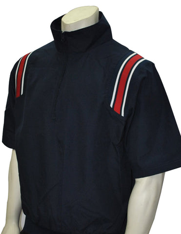 BBS-324 1/2 Sleeve Pullover Jacket with Half Zipper
