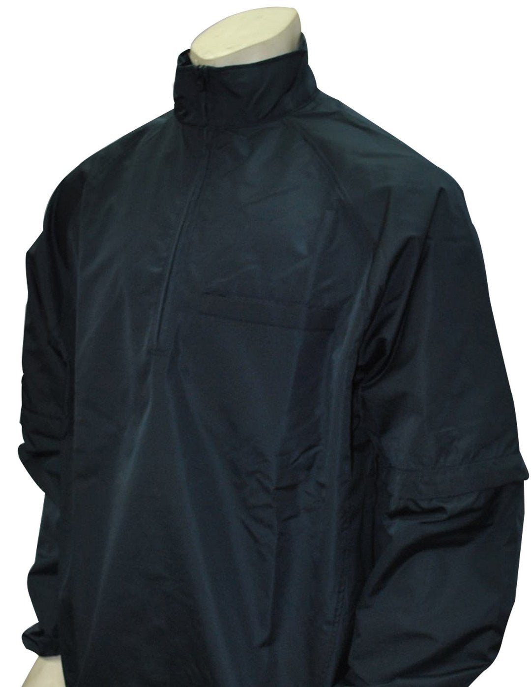 BBS-326 Major League Style Lightweight Convertible Sleeve Jacket - Available in Black and Navy