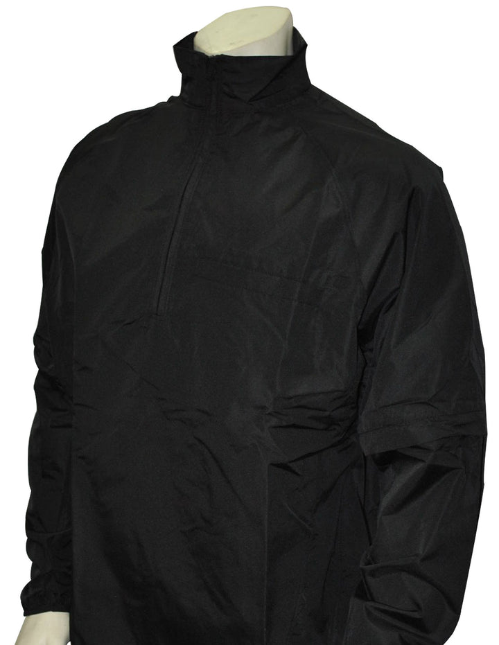 BBS326 - Smitty Major League Style Lightweight Convertible Sleeve Umpire Jacket Available in Black and Navy