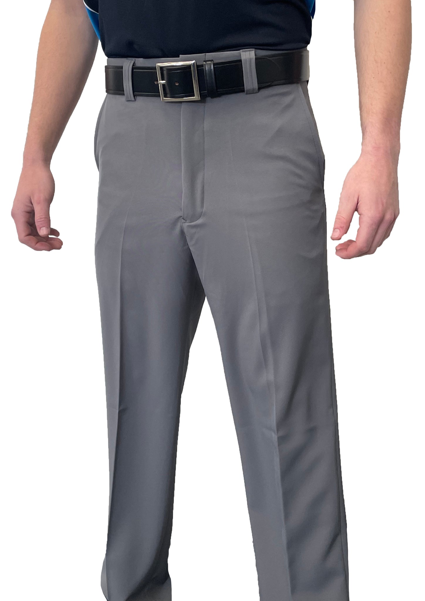 BBS357HG - "NEW" Men's Smitty "4-Way Stretch" FLAT FRONT COMBO PANTS with SLASH POCKETS "EXPANDER WAISTBAND"- HEATHER GREY