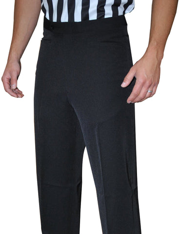 BKS270-Smitty 100% Polyester Flat Front Pants w/ Western Cut Pockets