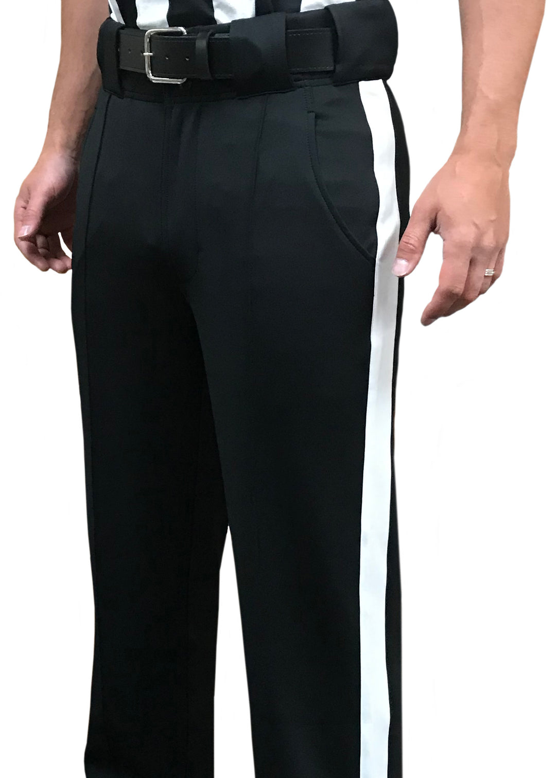 Kentucky (KHSAA) Smitty Performance Poly Spandex Tapered Fit Black Football Referee  Pants