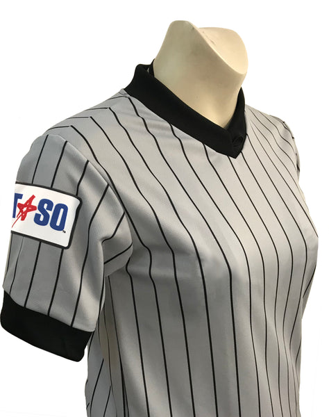 USA231TASO-607 - Smitty "Made in USA" "BODY FLEX" - "TASO" Women's Short Sleeve Basketball V-Neck Shirt