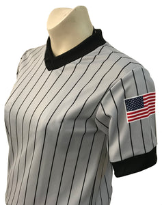 USA231TASO-607 - Smitty "Made in USA" "BODY FLEX" - "TASO" Women's Short Sleeve Basketball V-Neck Shirt