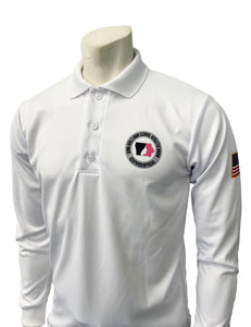 USA401IGU - Smitty "Made in USA" - IGHSAU Men's Long Sleeve "WHITE"  Volleyball Shirt