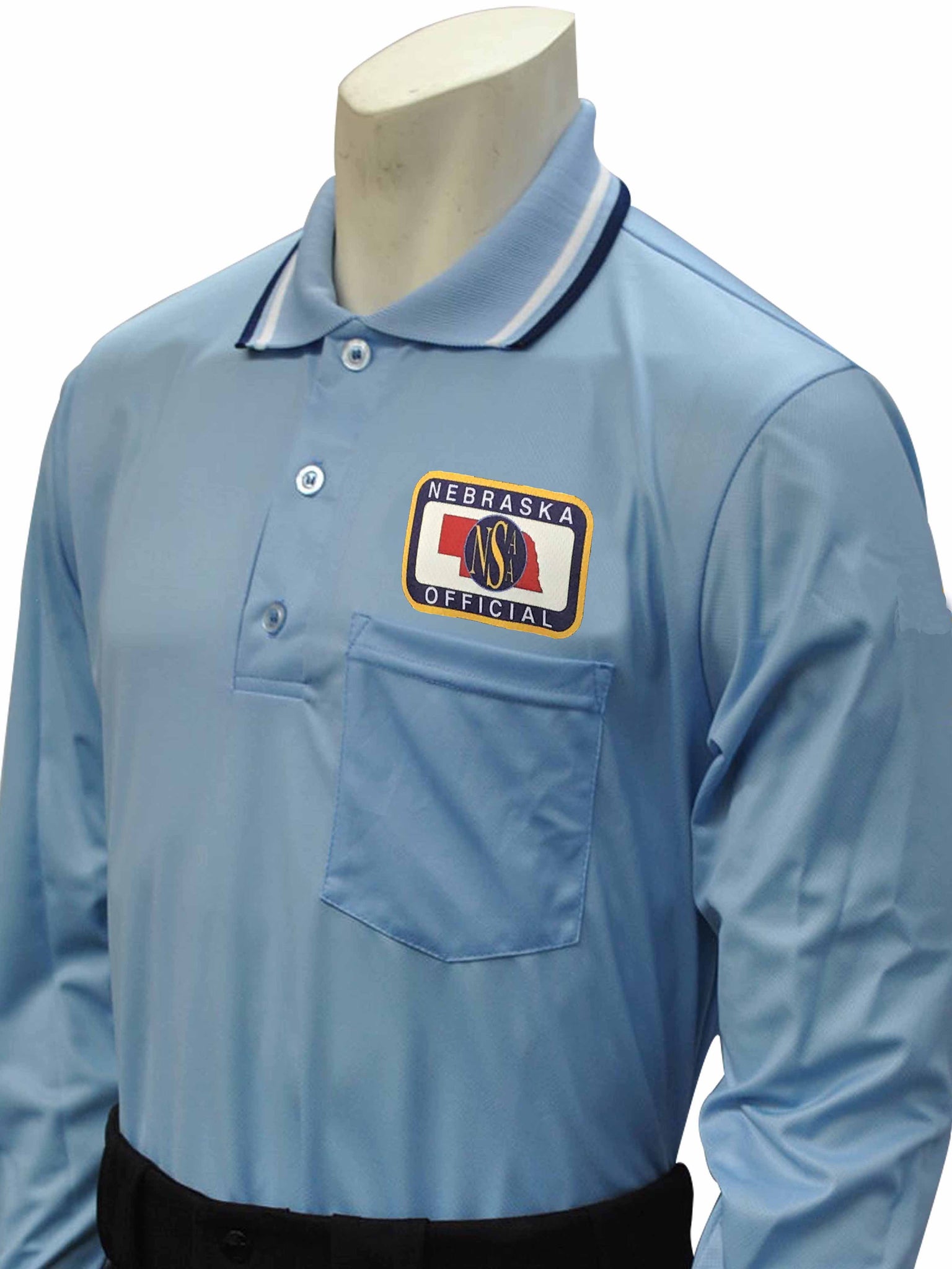USA301NE - Smitty "Made in USA" - Baseball Men's Long Sleeve Shirt Powder Blue