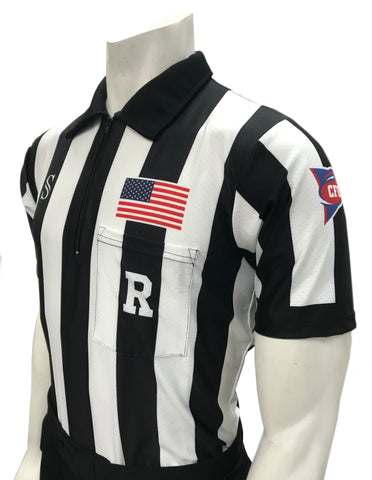 USA115CFO  - Smitty "Made in USA Dye-Sublimated" -  CFO Football Short Sleeve Shirt