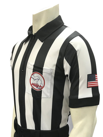 USA117MI-607 - Smitty "Made in USA" - "BODY FLEX" Football Men's Short Sleeve Shirt
