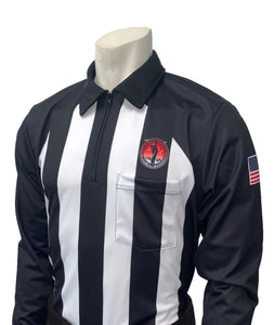 USA730OK - Smitty "Made in USA" - Dye Sub Oklahoma Foul Weather Water Resistant Football Long Sleeve Shirt