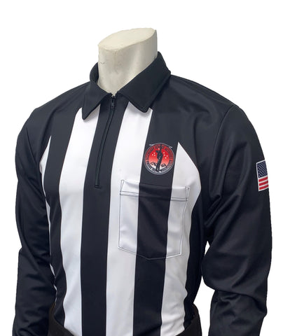 USA161OK - Smitty "Made in USA" - Dye Sub Oklahoma Football Long Sleeve Shirt