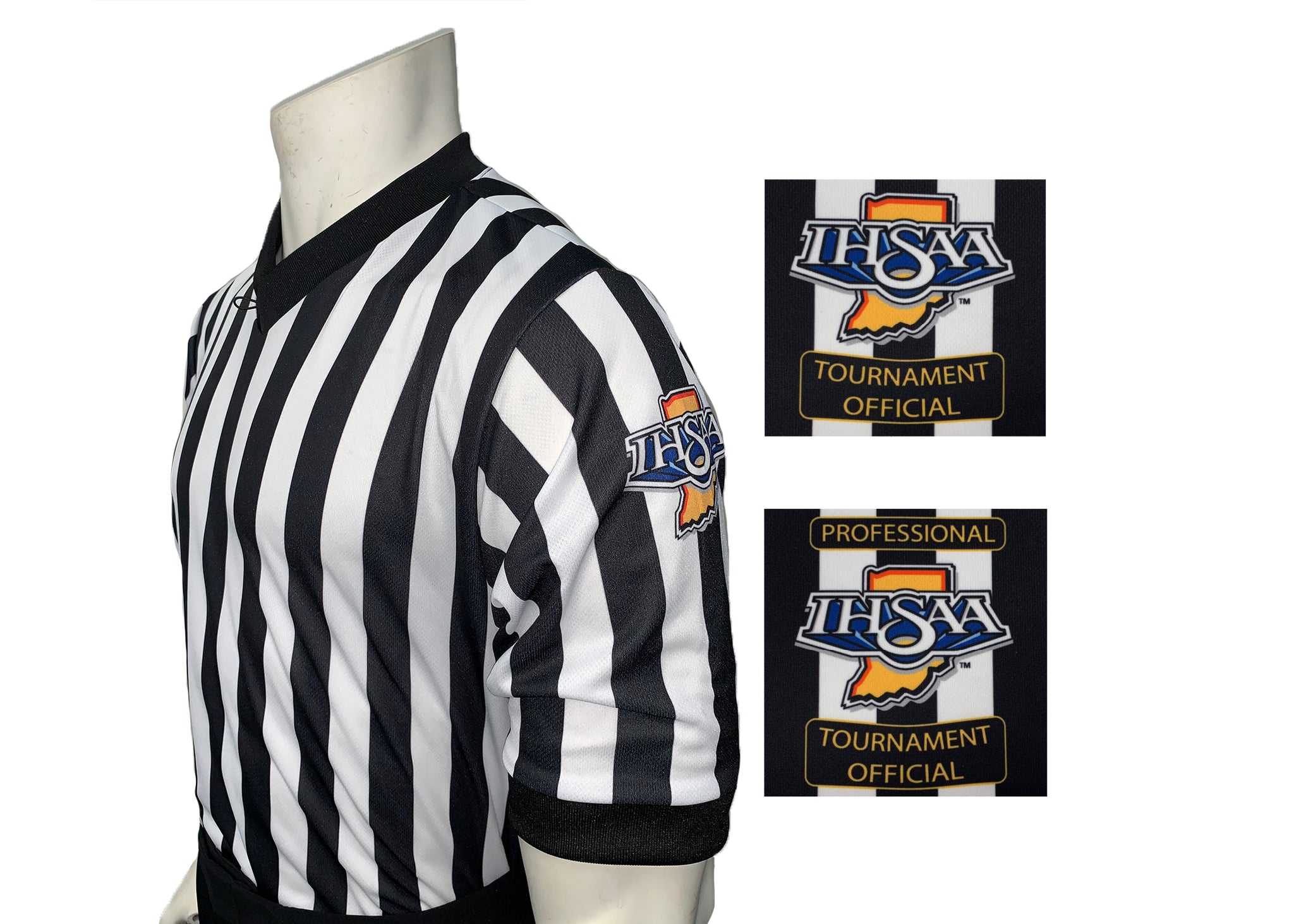 USA200IN-607 - Smitty "Made in USA" - "BODY FLEX" "IHSAA" V-Neck Men's Basketball Shirt