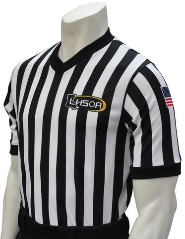USA200LA-607 - Smitty "Made in USA" - "BODY FLEX" Men's Basketball V-Neck Shirt