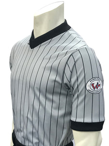 USA205WY-607 - Smitty "Made in USA" - "BODY FLEX" Short Sleeve Basketball/Wrestling V-Neck Shirt