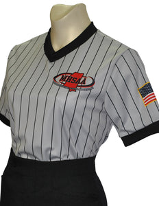 USA286MS-607 - Smitty "Made in USA" - "BODY FLEX" Mississippi Wrestling Short Sleeve Shirt Women's