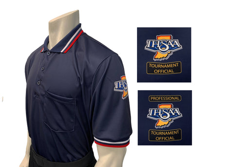 USA300IN-NY - Smitty "Made in USA" - IHSAA Short Sleeve Navy Umpire Shirt