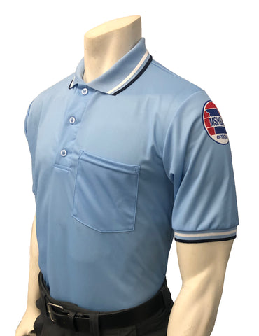 USA300MO - Smitty "Made in USA" - Short Sleeve Baseball Ump Shirt Powder Blue