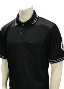 USA300KS-WF - Smitty "Made in USA" - Short Sleeve Ump Shirt Black