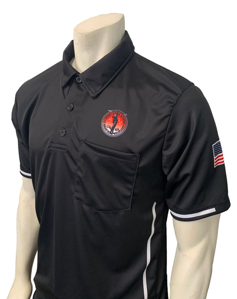 USA310OK-BK - Smitty "Made in USA" - "OSSAA" Short Sleeve Black Softball Umpire Shirt