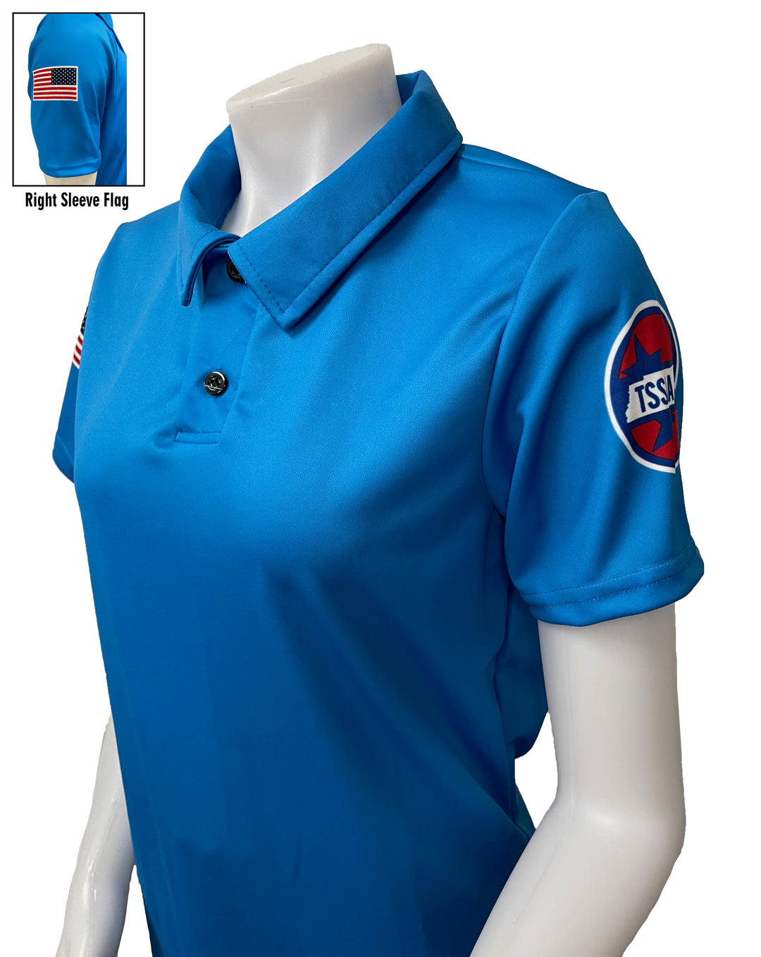 USA402TN - Smitty *NEW* "Made in USA" - BRIGHT BLUE - TSSAA Women's Volleyball Short Sleeve Shirt
