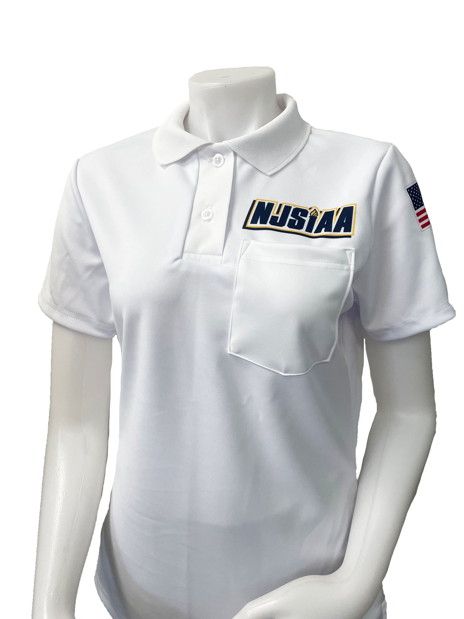 USA412NJ - Smitty "Made in USA" - NJSIAA Women's Volleyball/Swimming Short Sleeve Shirt with Pocket