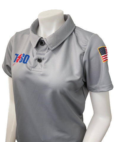 USA432TASO-GRY - Smitty "Made in USA" - "TASO" Women's Volleyball Short Sleeve Shirt
