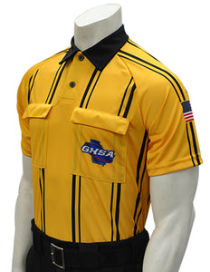 USA900GA - Smitty "Made in USA" - Gold-Dye Sub Georgia Gold Soccer Short Sleeve Shirt