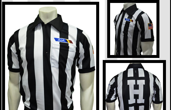 USA140AZ - Smitty "Made in USA" - Football Men's Short Sleeve Shirt - Position Letter & Flag